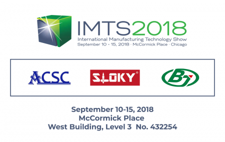 Wir sehen uns auf der IMTS 2018, Nr. 432254, Chicago - Sloky wird an der IMTS 2018 in Chicago teilnehmen
